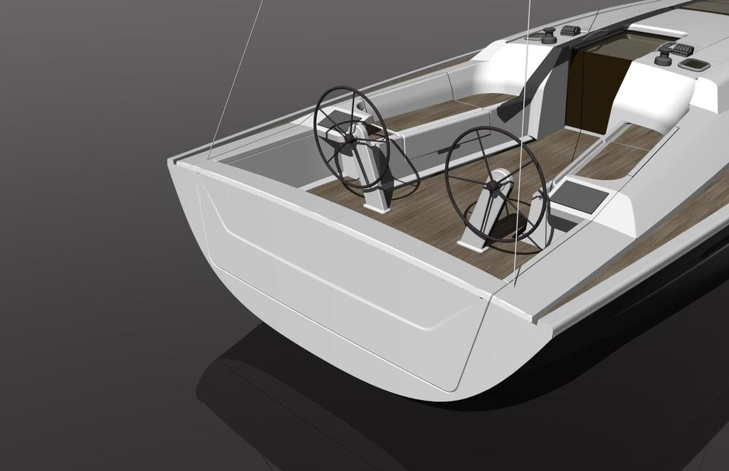 Dehler 46 cockpit ©  SW